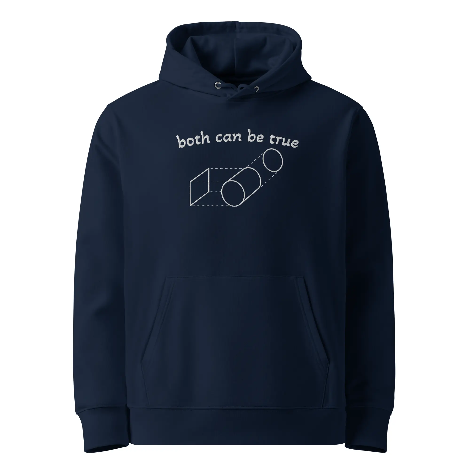 Hoodie both can be true in French Navy