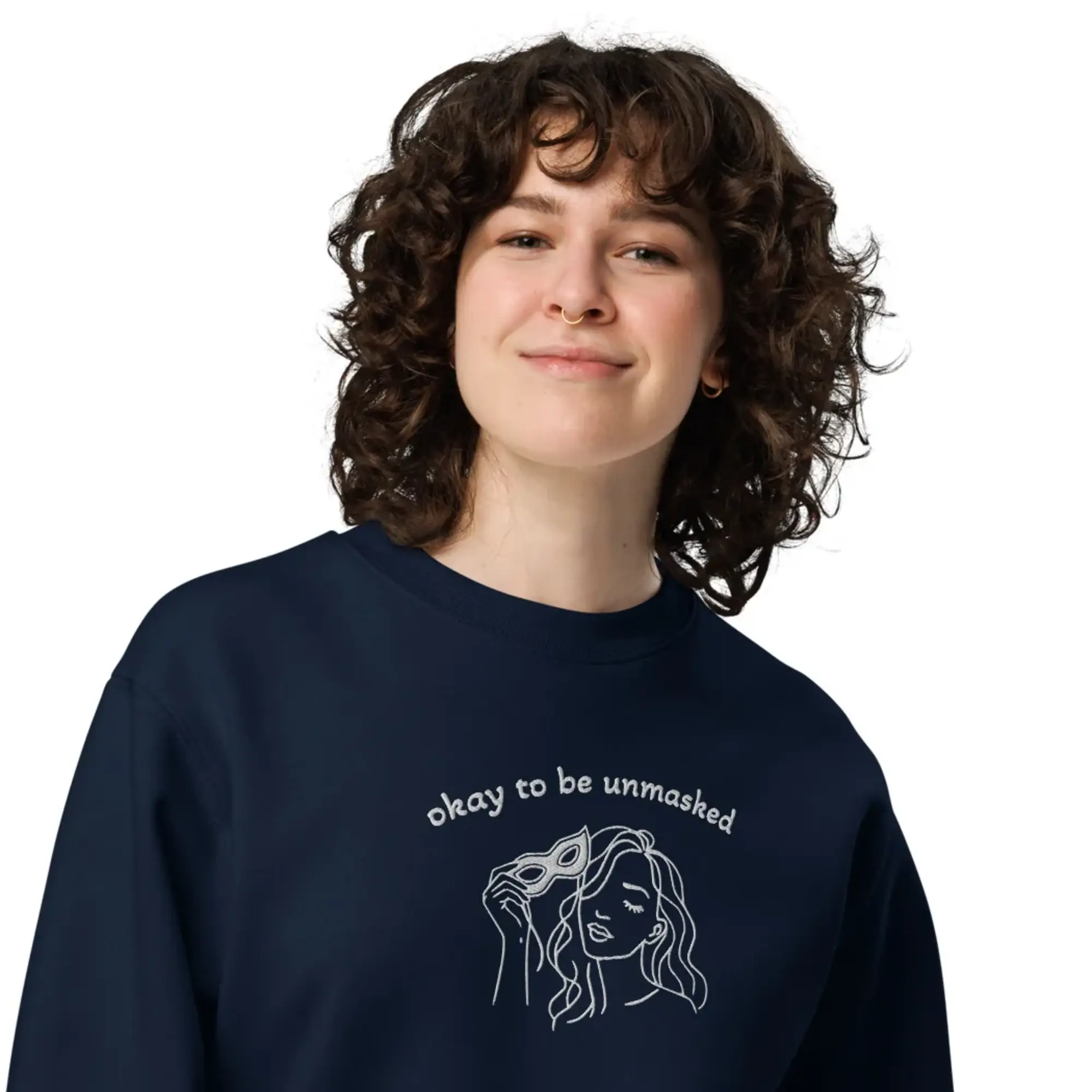 Sweatshirt okay to be unmasked Photo 1